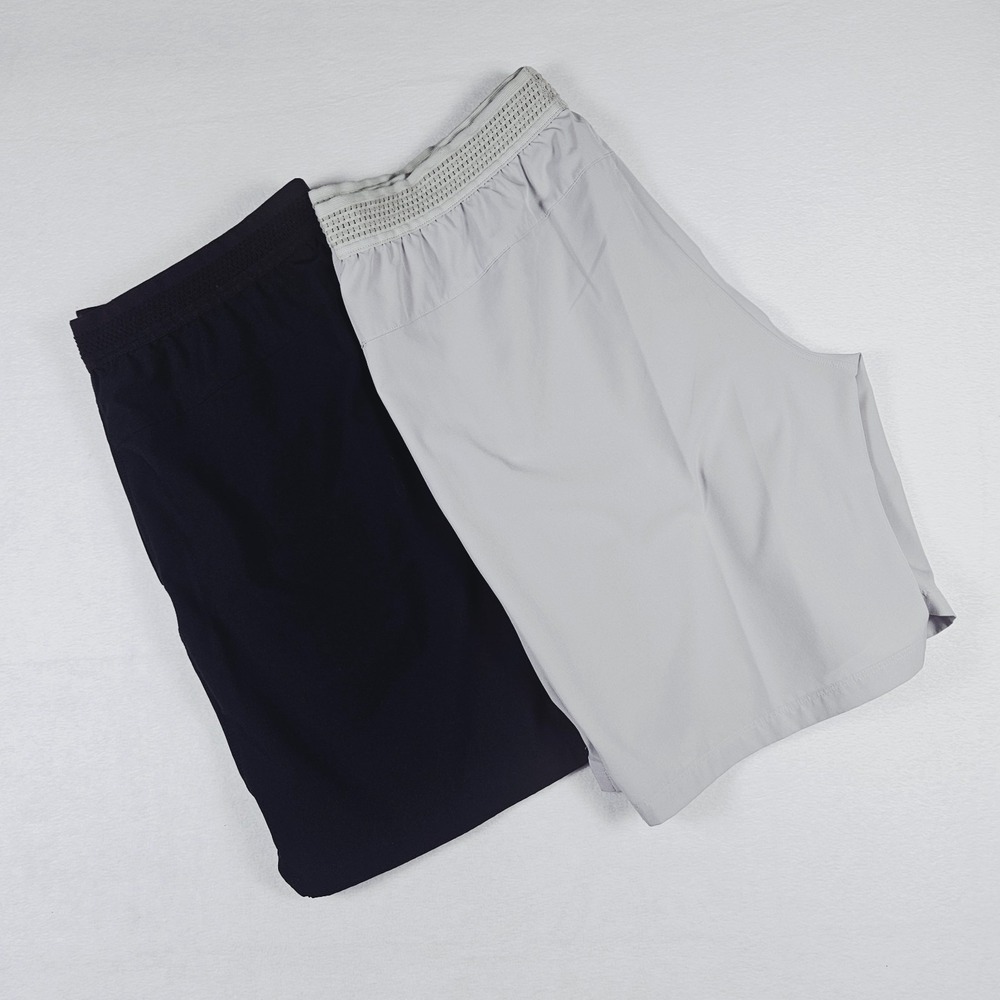 Fabletics Men's Athletic Shorts - Black and Gray